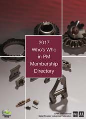 2017 Who's Who in Powder Metallurgy